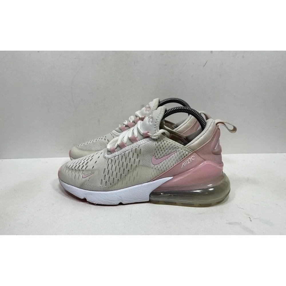 Nike Air Max 270 White Medium Soft Pink Pearl Pink FJ4575-100 Women's Size 7.5